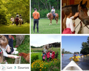 Activités Colonies de vacances 3 Sources Equitation Nature